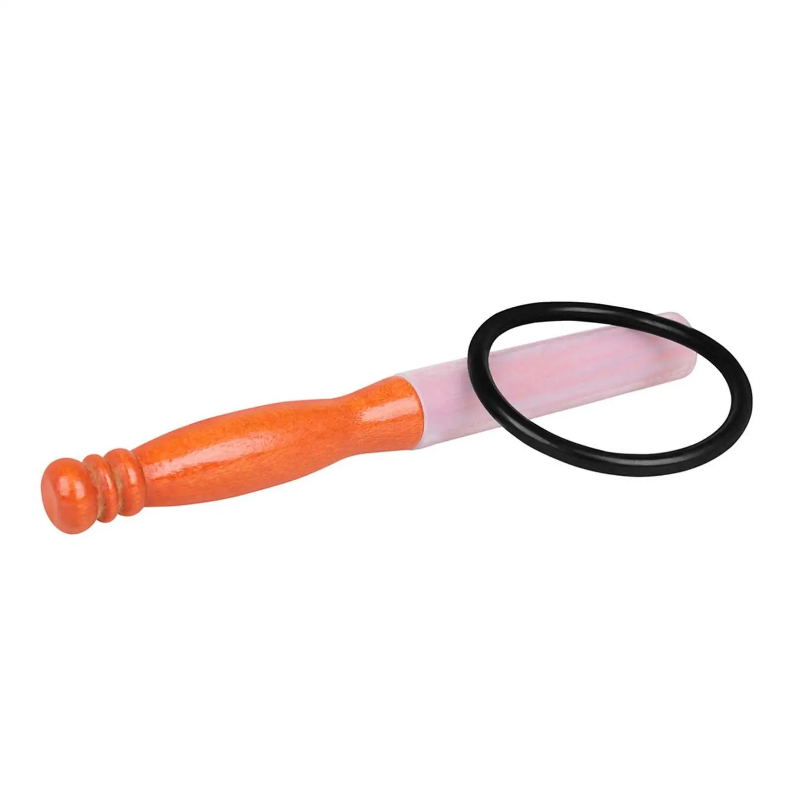 Crystal Singing Bowl Rubber Mallet Wooden Knock Rod Comfortable Grip Mallet Instrument for Relaxation and Mindfulness