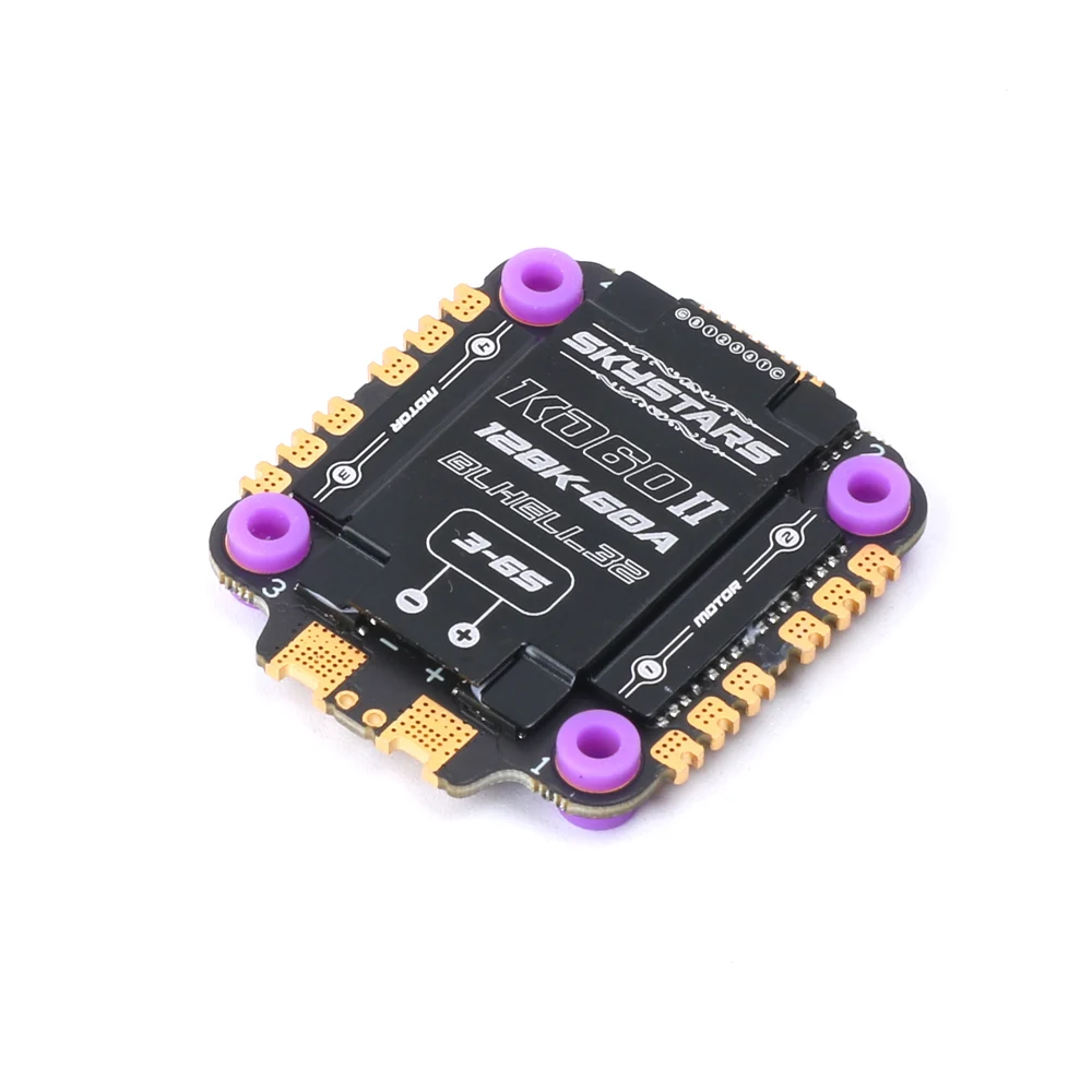 Skystars BL32-45A 60A 4IN1 3-6S ESC BLheli32 DShot1200 4-in-1 ESC support 128K Dshot600 Multishot for FPV RC Racing Drone