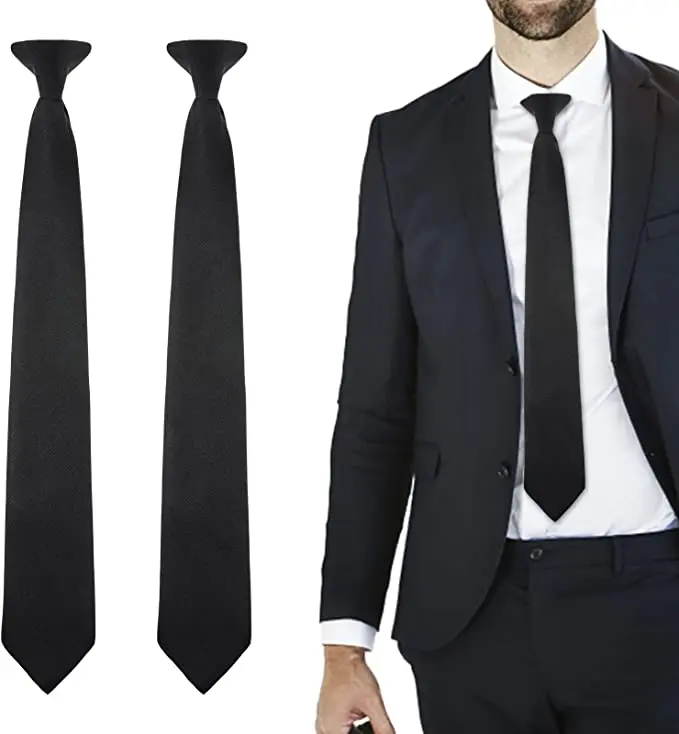 Adjustable Solid Color Men Suit Tie for Weddings
