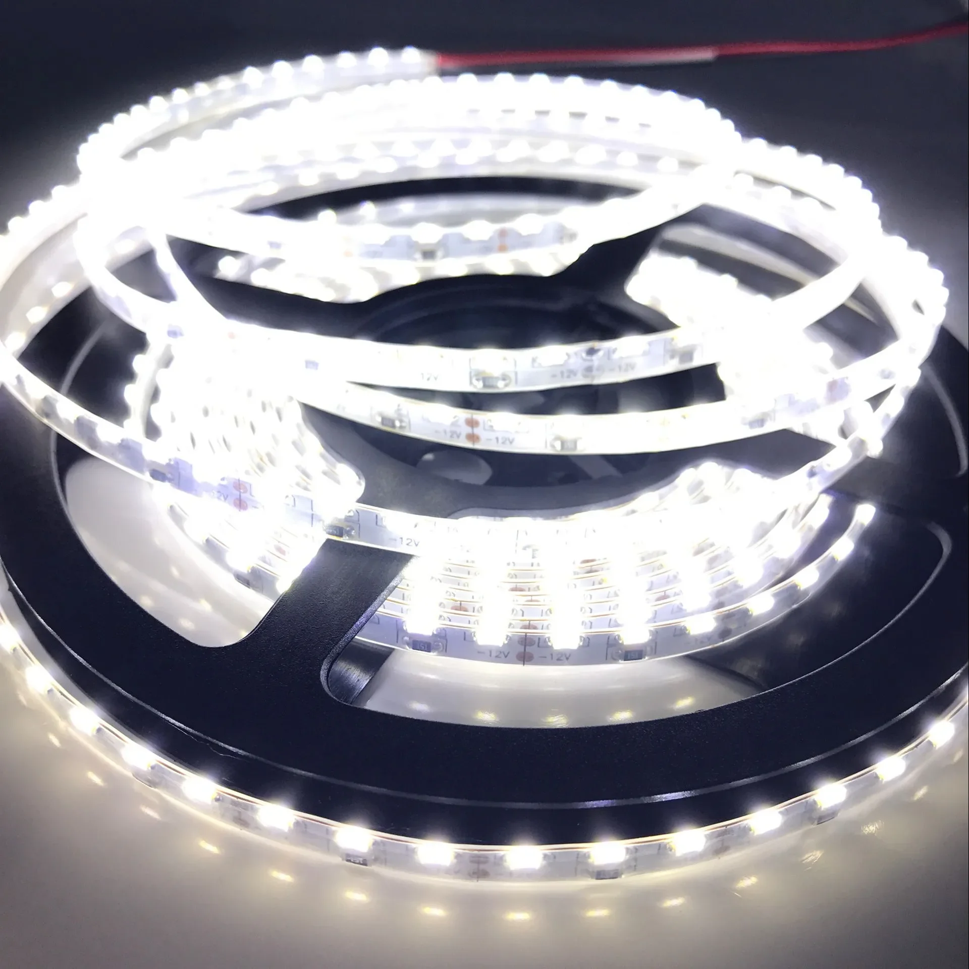 Side Emitting LED Strip Lights para decoração de casa, luzes de fita do carro, TV Backlight, sala de estar Light, SMD335, 8mm, 12V, 120LED por m, 1