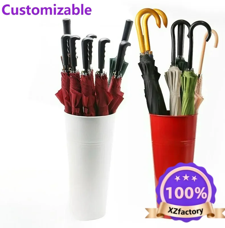 Factory Direct 2026 Simple European Umbrella Bucket Creative Household  Rack Commercial Awakening Storage Rack Bucket