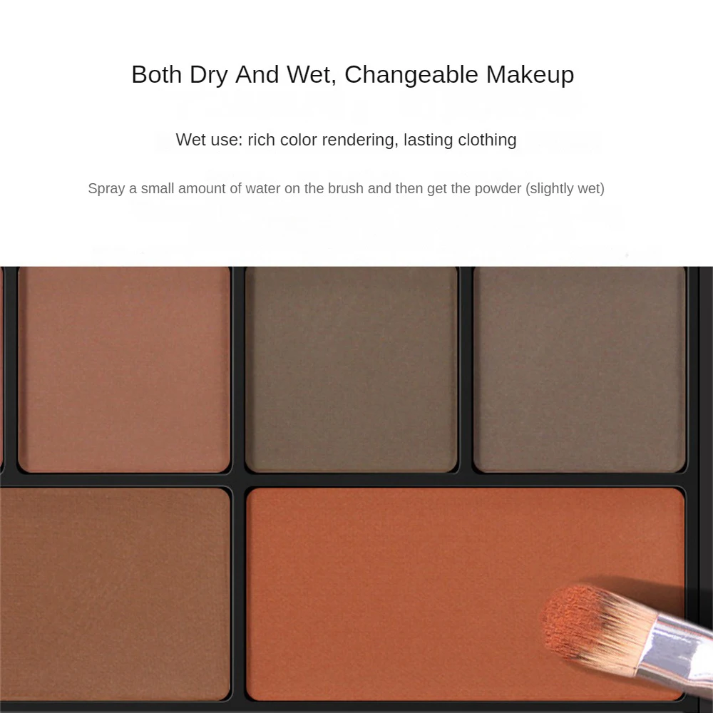 1/2PCS Pumpkin Smoky Smooth And Blendable Innovative Smudge-proof And Crease-resistant Matte Eyeshadow Makeup Trends