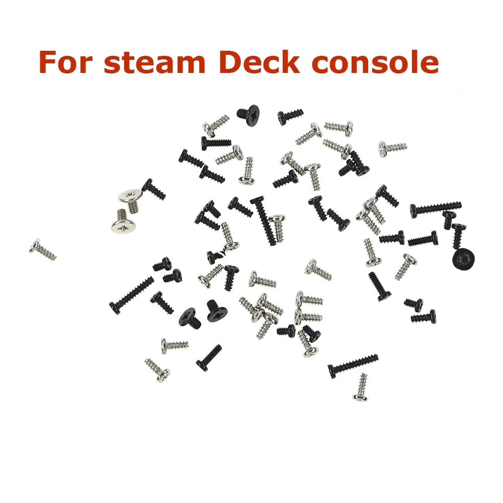 Full set screws for steam deck console Back Cover Screws For Steam Deck Game Console Gamepad Repairing Kit Gaming Accessories