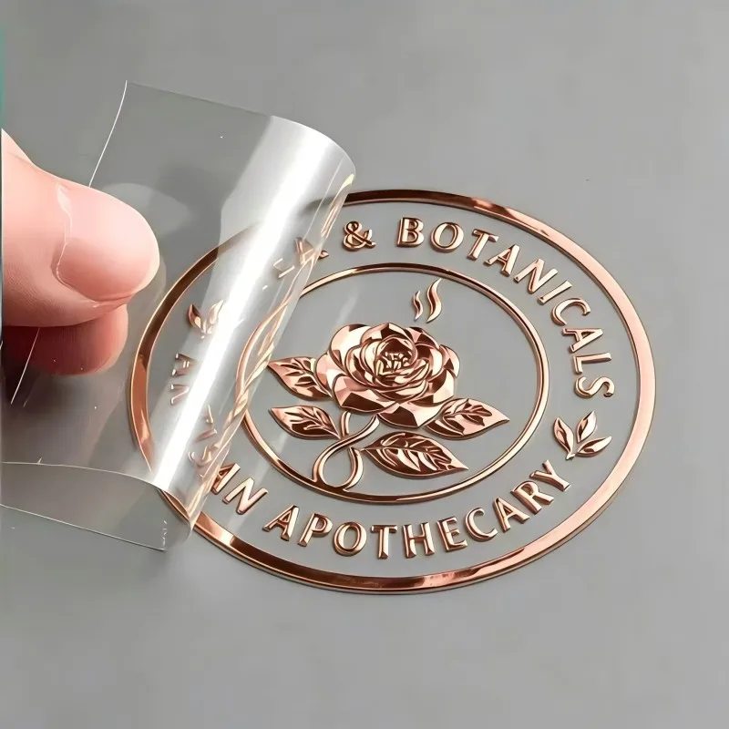 100pcs-custom-transfer-3d-sticker-rose-gold-uv-print-dtf-sticker-company-logo-wedding-personalized-transfer-sticker