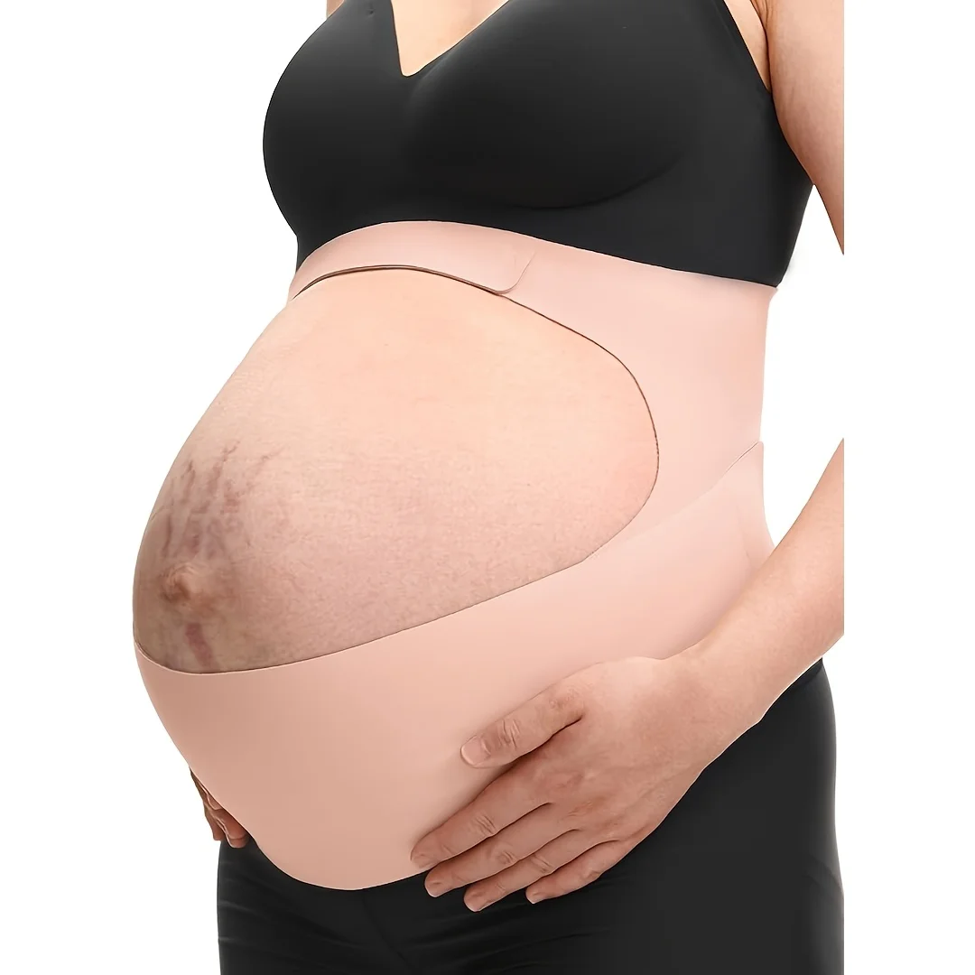 Pregnant Women Support Belly Band Adjustable Two-Sided High Elasticity Postpartum Recovery Abdomen Brace Protector Pregnancy