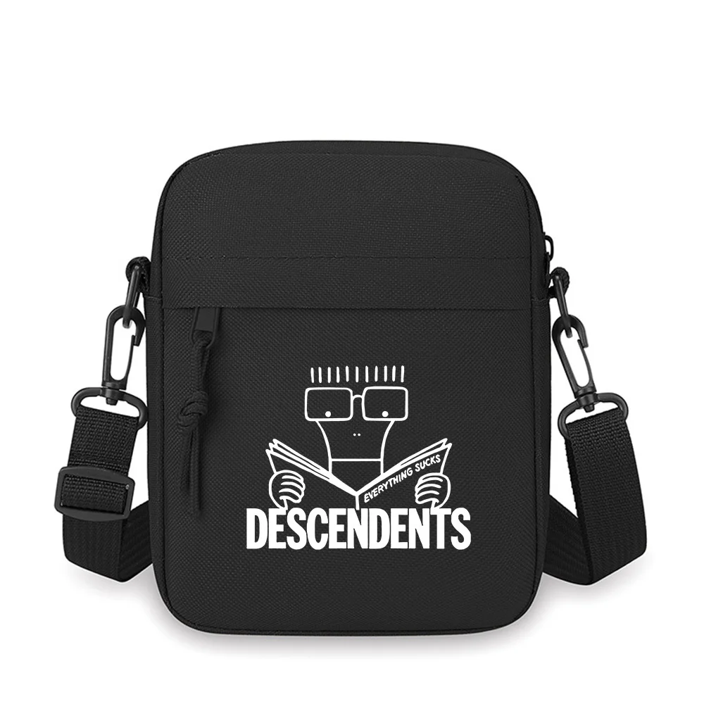 

Glasses,reading,everything sucks. Men Crossbody Bag Single Shoulder Women Cartoon Anime Film Printing Design Unisex