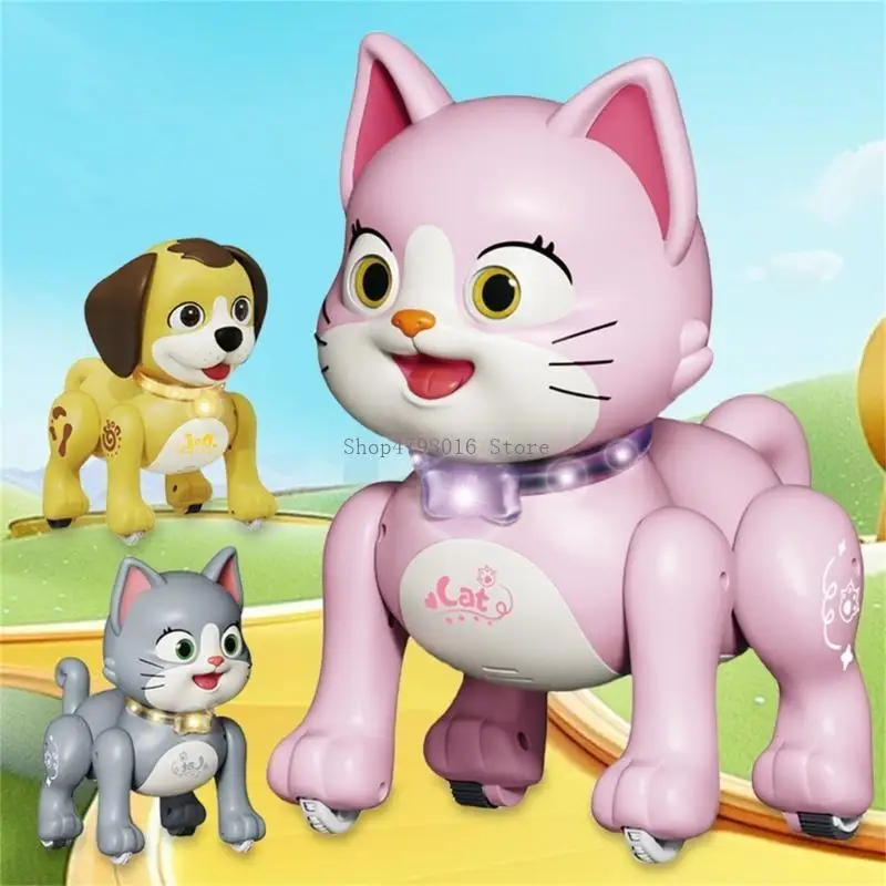 Dancing Electric Pet Dogs Toy Toddlers Crawling Learning Remote Control Toy