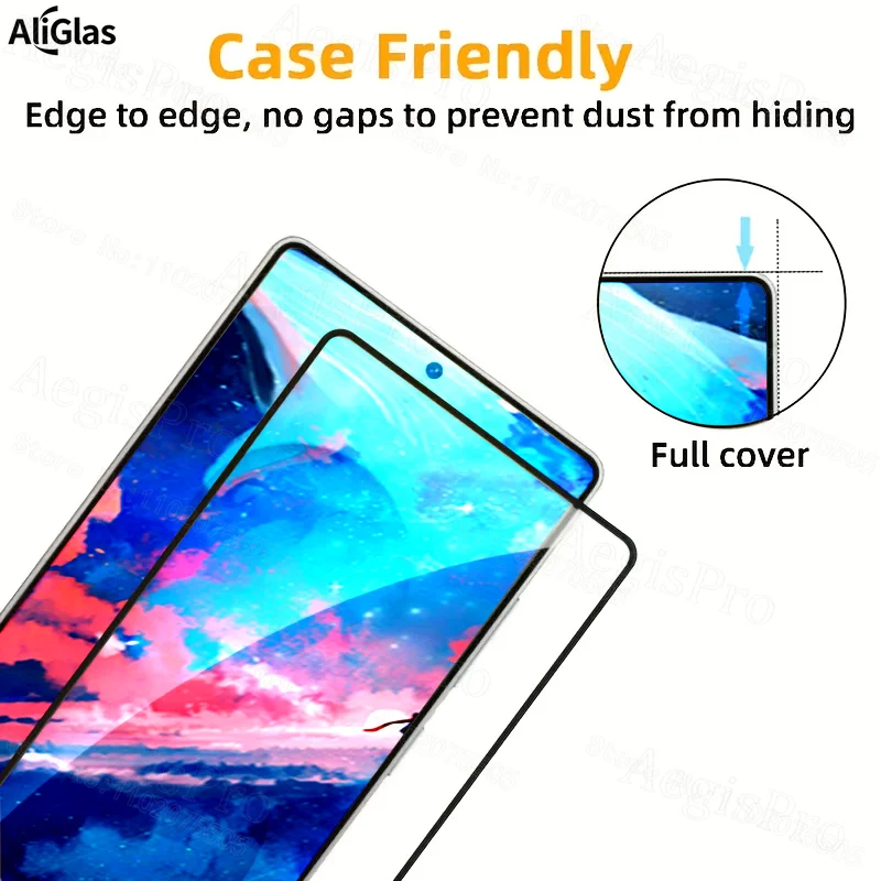 3Peces Black Transparent Tempered Glass for motorola Edge 70，edge 60 50 40 Ultra 40 30 Neo