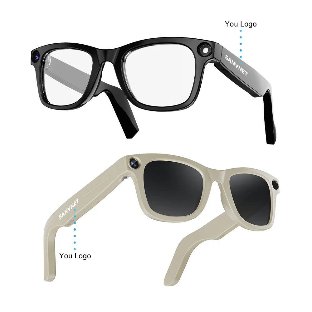 

GS3 Video Recording Smart Glasses with 800W HD Anti-Shake WIFI Transmission AI Translation Smart Wearable Headset