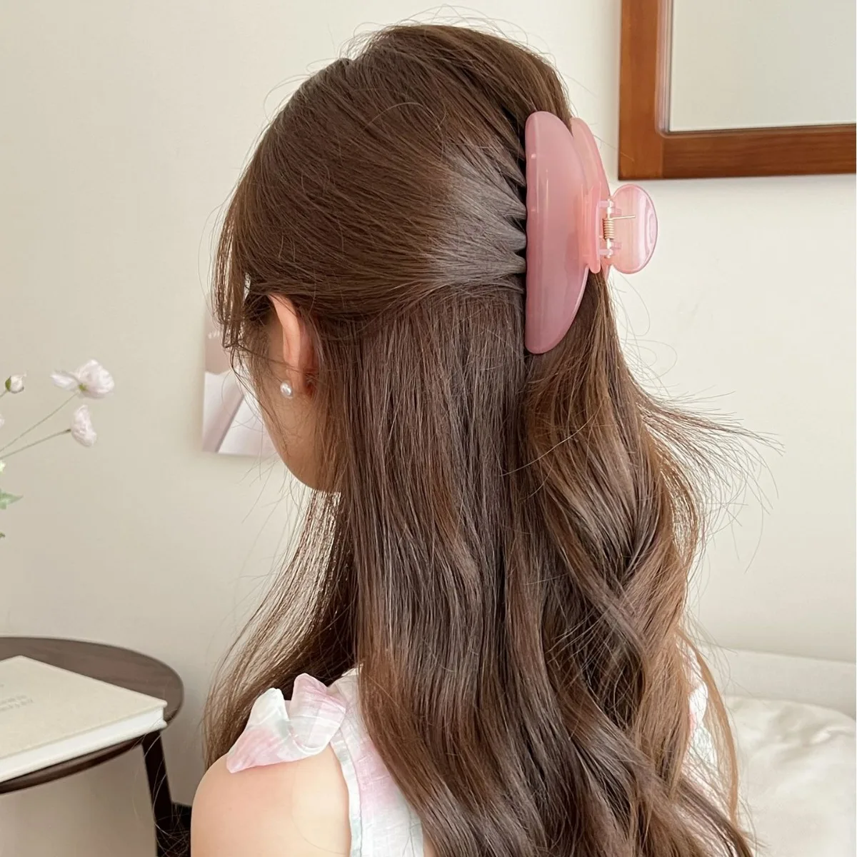 11CM Simple Large Hair Claws Clips Crab Hair Barrettes Women Girls PC Plastic Hair Clamps Ponytail Hairpins Hair Accessories
