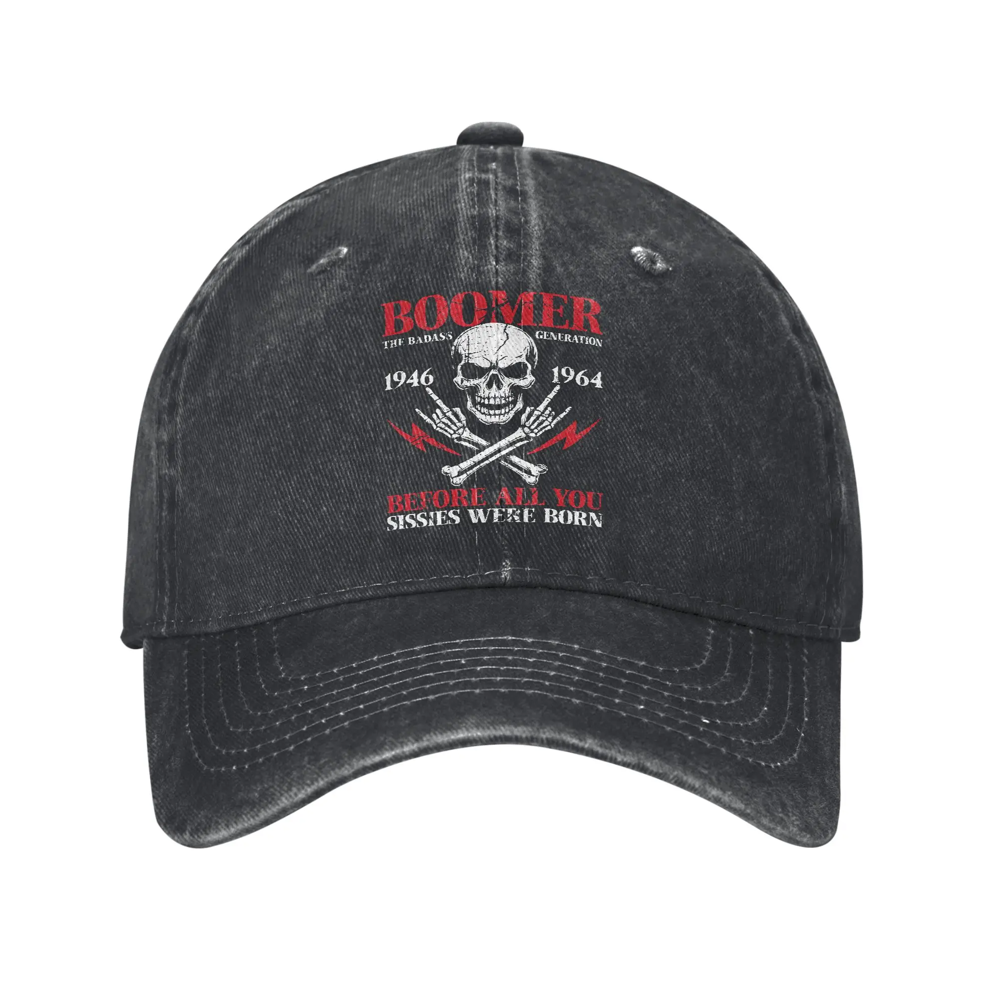 Boomer Generation Badass Before  Baseball Cap  Outdoor Gym Dropshipping Trucker Hat Unisex-Teens Streetwear Design Snapback Cap