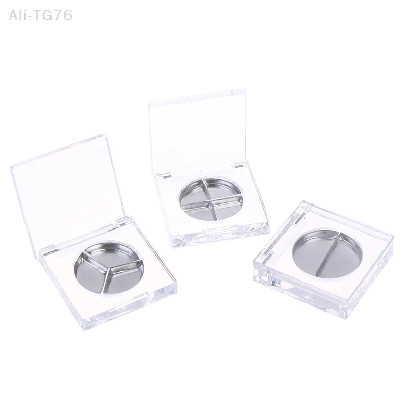 PuraVive 2.5g Empty Portable Eyeshadow Palette Blusher Box Solid Ointment Box Cosmetic Makeup Case Round Storage Container gallery 4