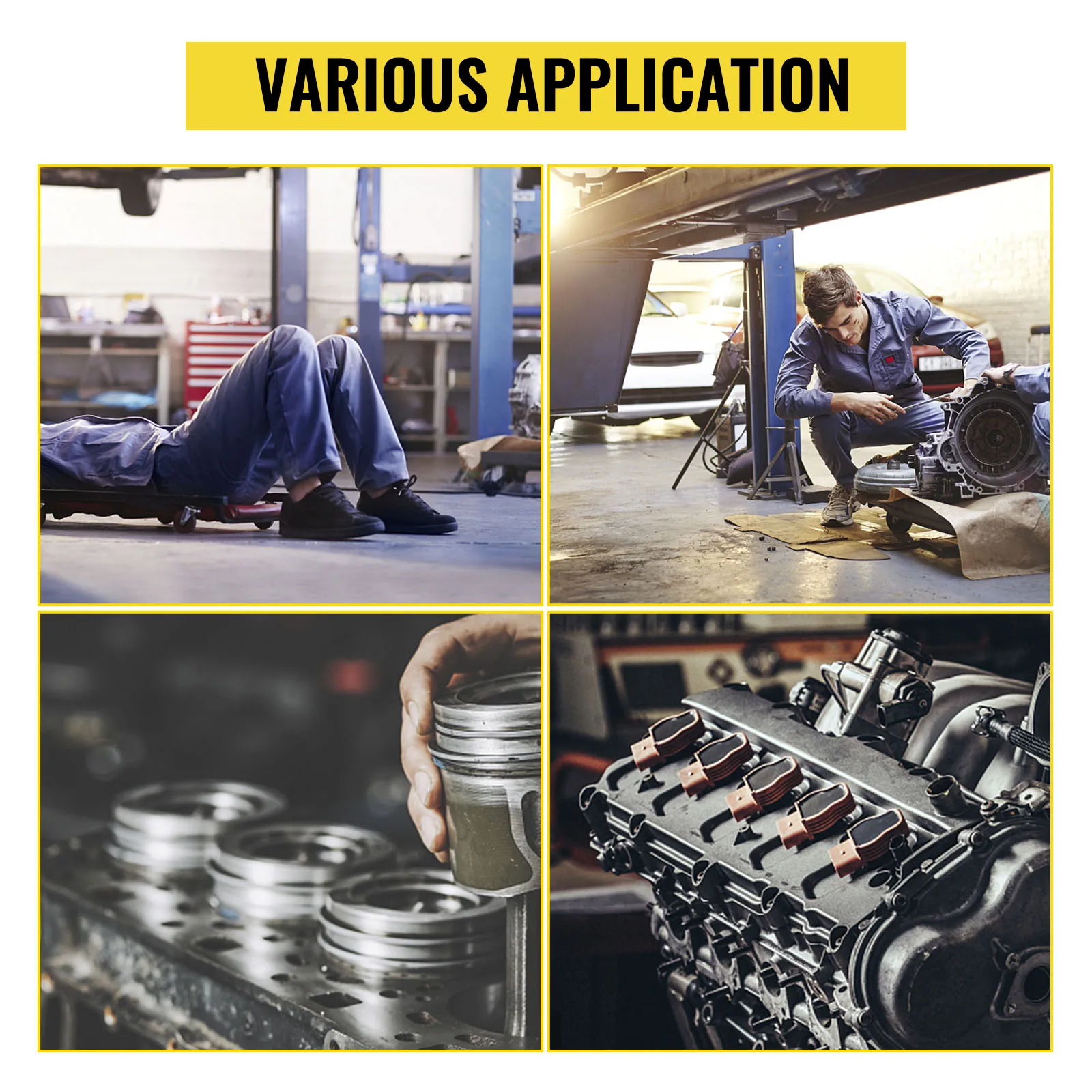 VEVOR Penarik Liner Silinder Universal Kompatibel dengan Caterpillar CAT Mack Cummins Bekerja Pada Liner Basah Mesin Diesel Tugas Berat