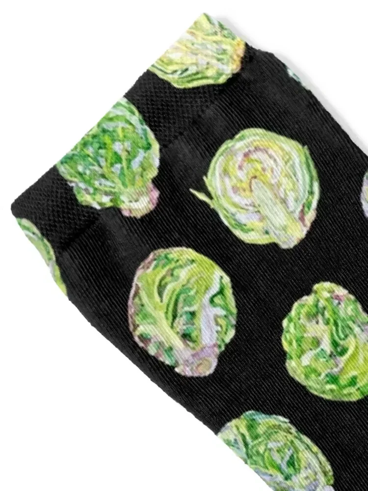 Brussel Sprouts - Dark Socks basketball professional running designer brand Ladies Socks Men's