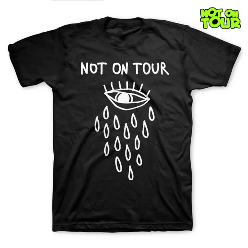 

Punk Ro Band Not on Tour Loose Fit Cotton ort Sve T-irt Direct Print Youth Faion Casual Wear Summer Anti-Wrinkle