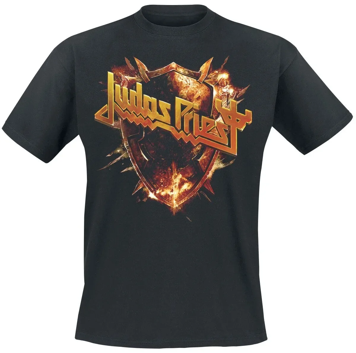 Judas Priest Screaming for Vengeance Album Print T-Shirt Unisex Metall-Fan-Shirt – Detail 6