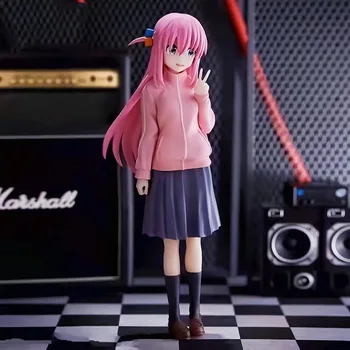 16cm BOCCHI THE ROCK! Anime Figure Gotoh Hitori Action Figure Guitarist Girl Figure Desktop×Decorate Collections Model Doll Toys