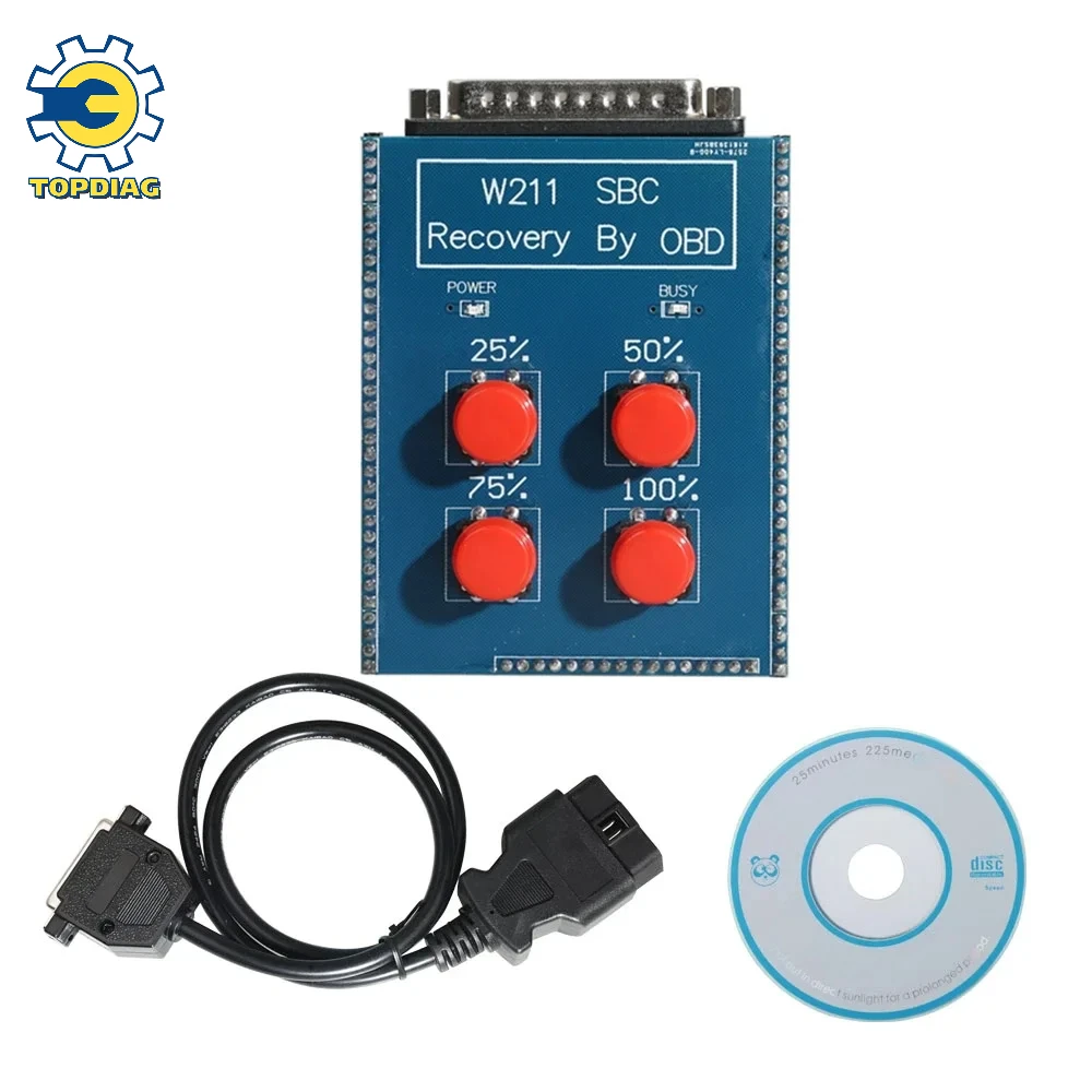 

W211 SBC Reset Tool IMMO ABS SBC Repair Code C249F OBD2 Reocvery Tool for Mercedes for Benz W211 R230 Recovery By OBD Directly