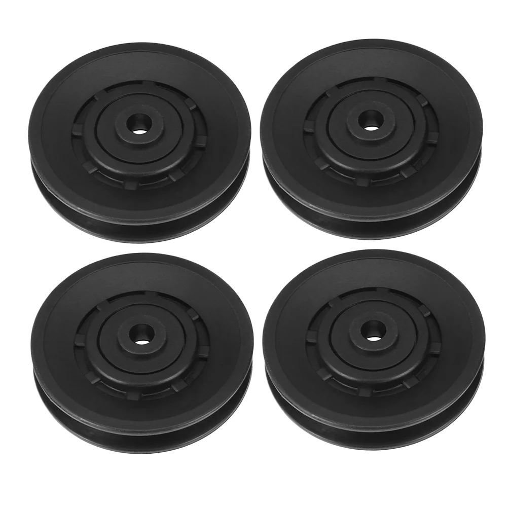 4 Pcs Universal Wearproof Abration Bearing Pulley Wheel Attachments for Gym Rack Pullyey Exercise Equipment Wheels Sports