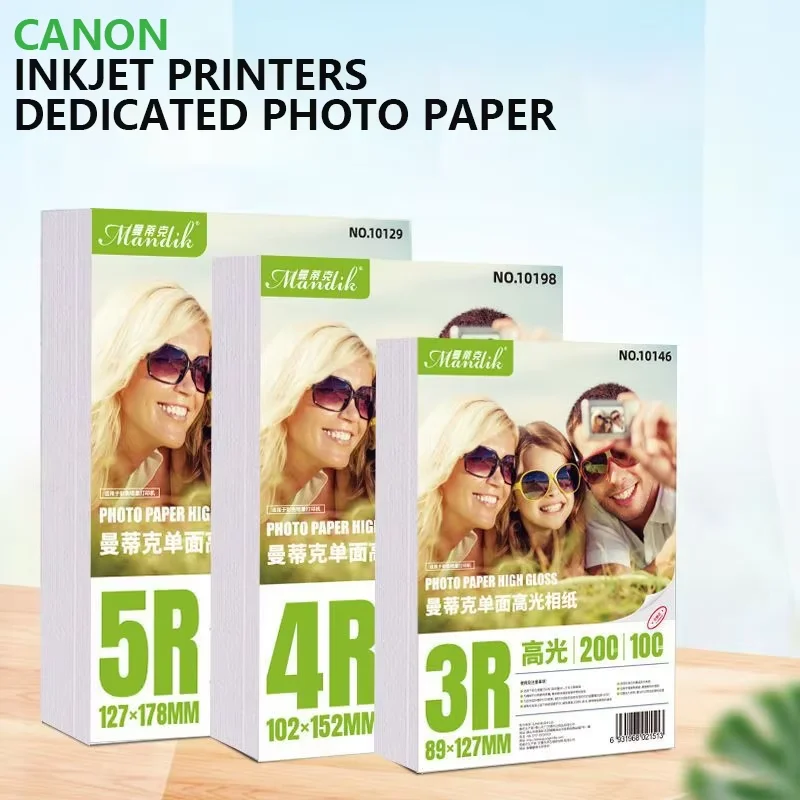 A4 Farbfotopapier für Epson Tintenstrahldrucker Hochwertiges Geeignetes Papier zum Drucken von Fotos