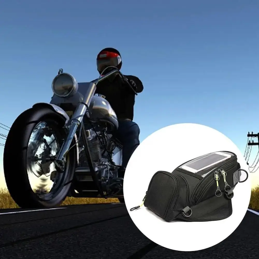 Waterproof Motorcycle Tail Bag Durable Wear Resistant Motorcycle Waterproof Bag Practical Anti-slip Motorcycle Tank Bag Riding