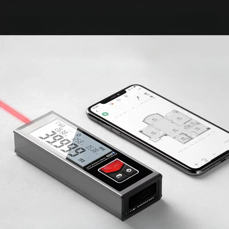 rangefinder Infrared electronic ruler Mini Bluetooth room measuring instrument High-precision house type measuring instrument