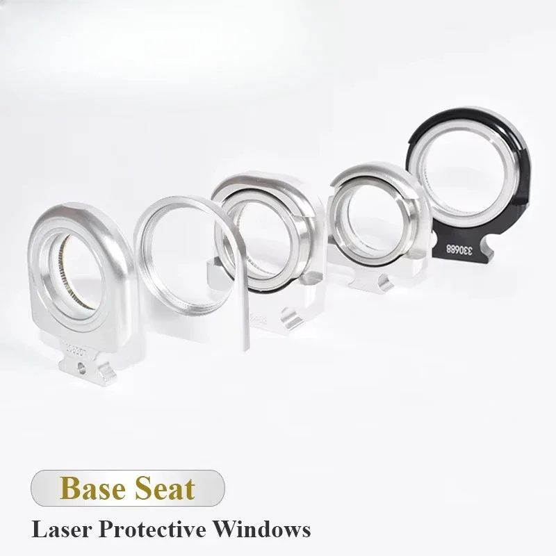 28*4 Laser Protective Window Base Seat For Raytools Original BT240S BM110 BM115 Upper Lower Drawer Seal Ring Spare Part