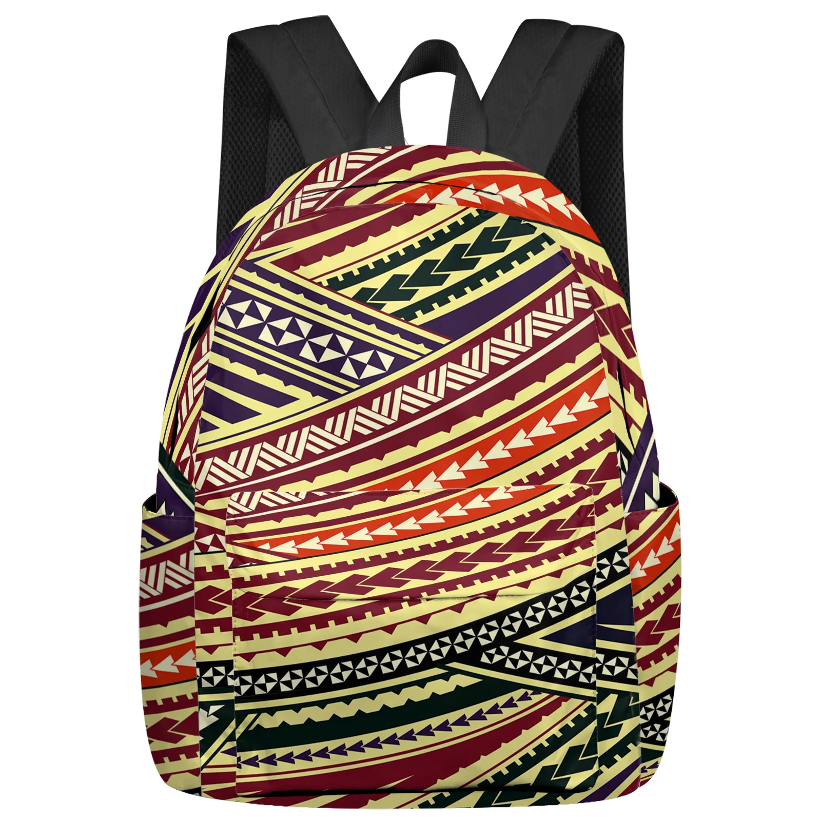 

Polynesian Ethnic Texture Feminina Backpacks Teenagers Student School Bags Laptop Backpack Men Women Female Travel Mochila