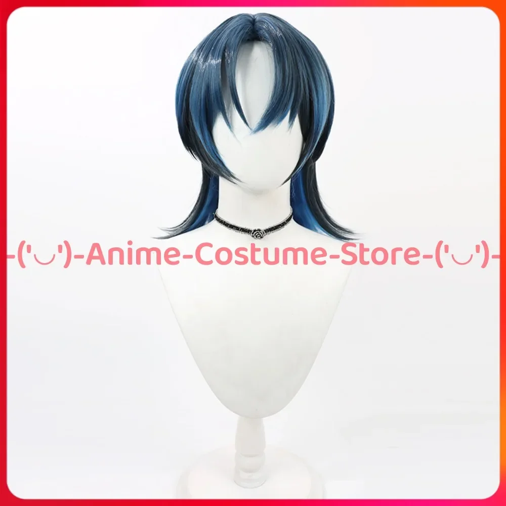 Hololive VTuber Hokusei Ao Cosplay Wig Anime Game Character Halloween Carnival Party Costume Wigs Heat Resistant Synthetic Hair