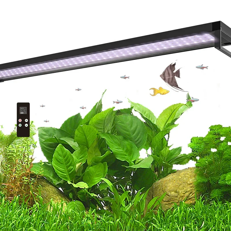 Venta al por mayor, barra de fijación para plantas vivas Rgb de espectro completo, tanque Led de agua salada marina, luz de acuario de peces de agua dulce