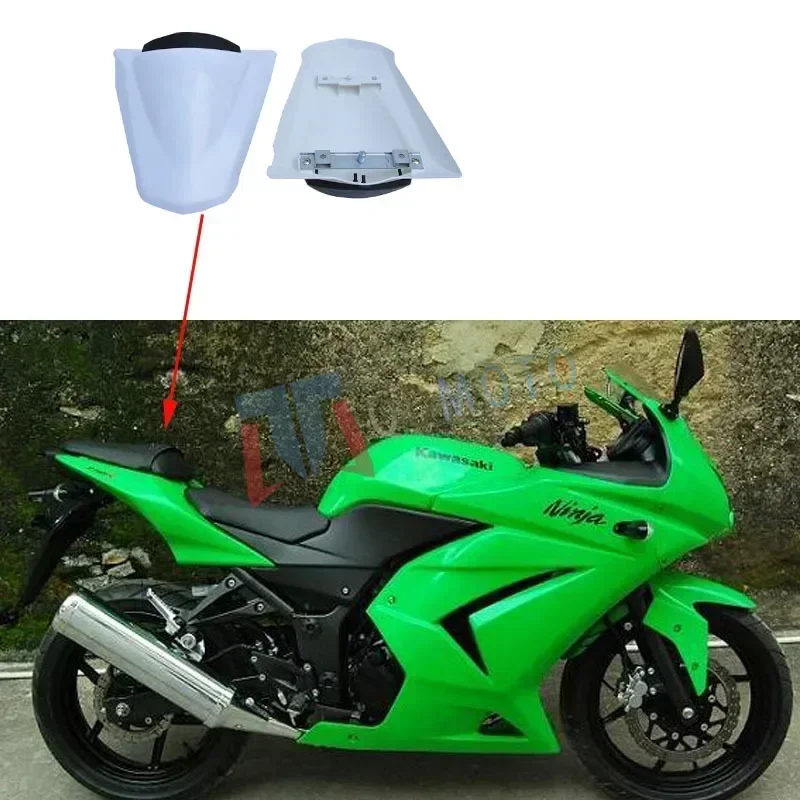 For Kawasaki Ninja 250R EX250 ZX250 2008-2012 Motorcycle Unpainted Rear Cowl Seat Cover Tail Frame ABS Injection Fairing