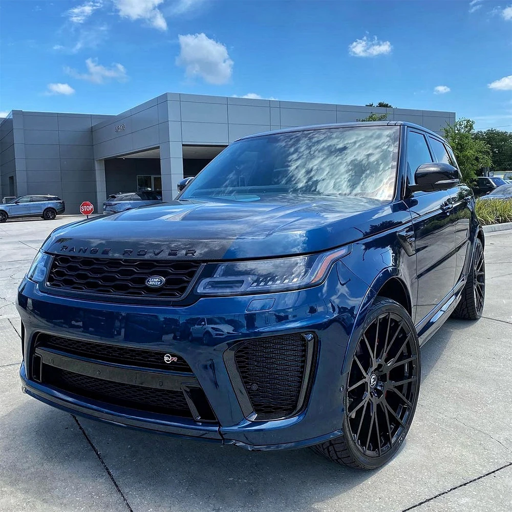 Upgrade to 2020 SVR bumpers body kit for Land Rover Range Rover sport L494 2014-2017.