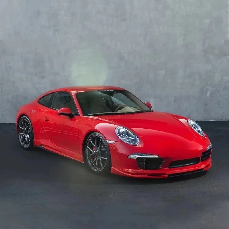 

V Style Carbon Fiber Kit 991.1 Upgrade V Style Body Kit Front Lip Rear Diffuser Spoiler Side Skirts