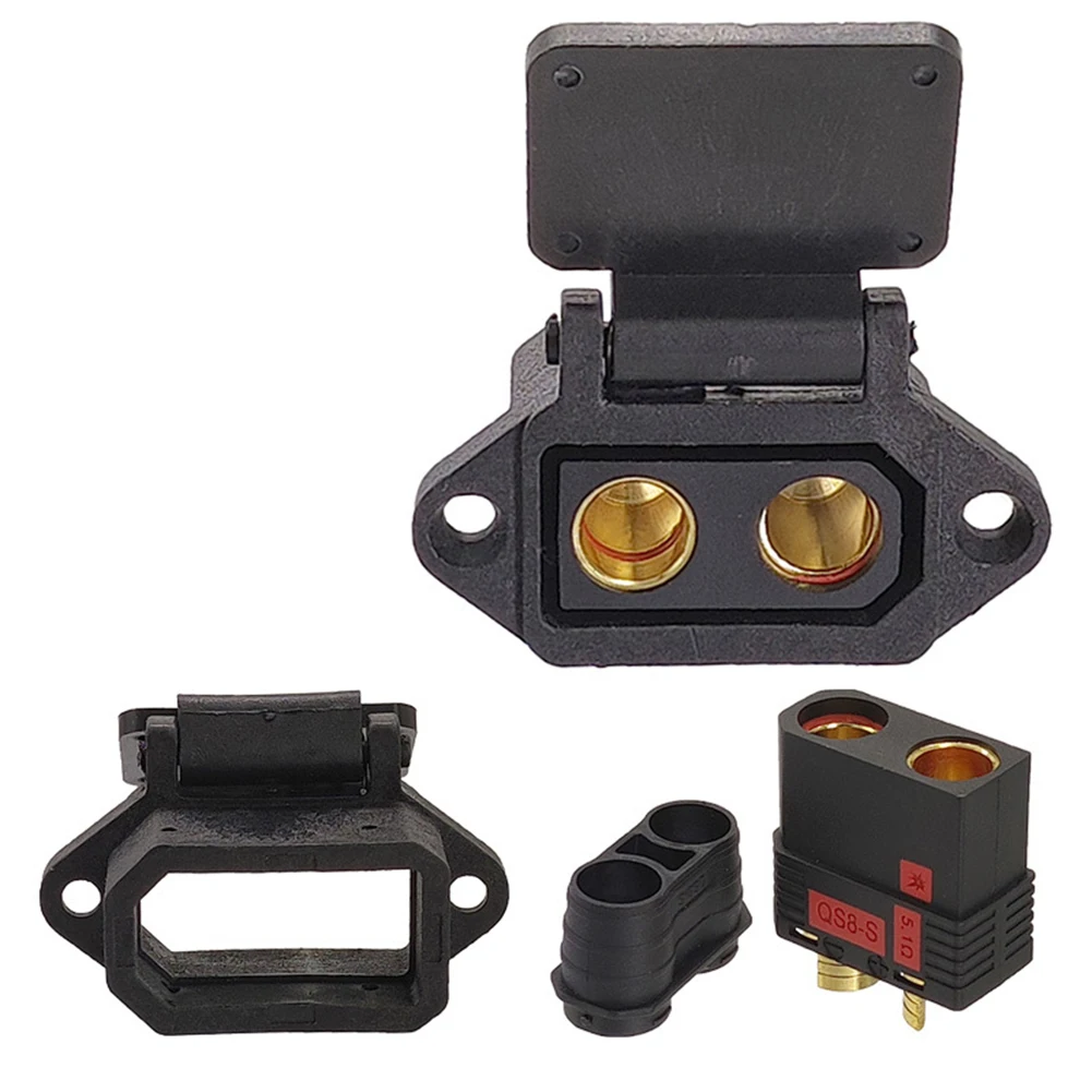 QS8S Connector Kit with Male and Female Options Engineered for High Current Use Spark Proof and Reverse Depolarization Design
