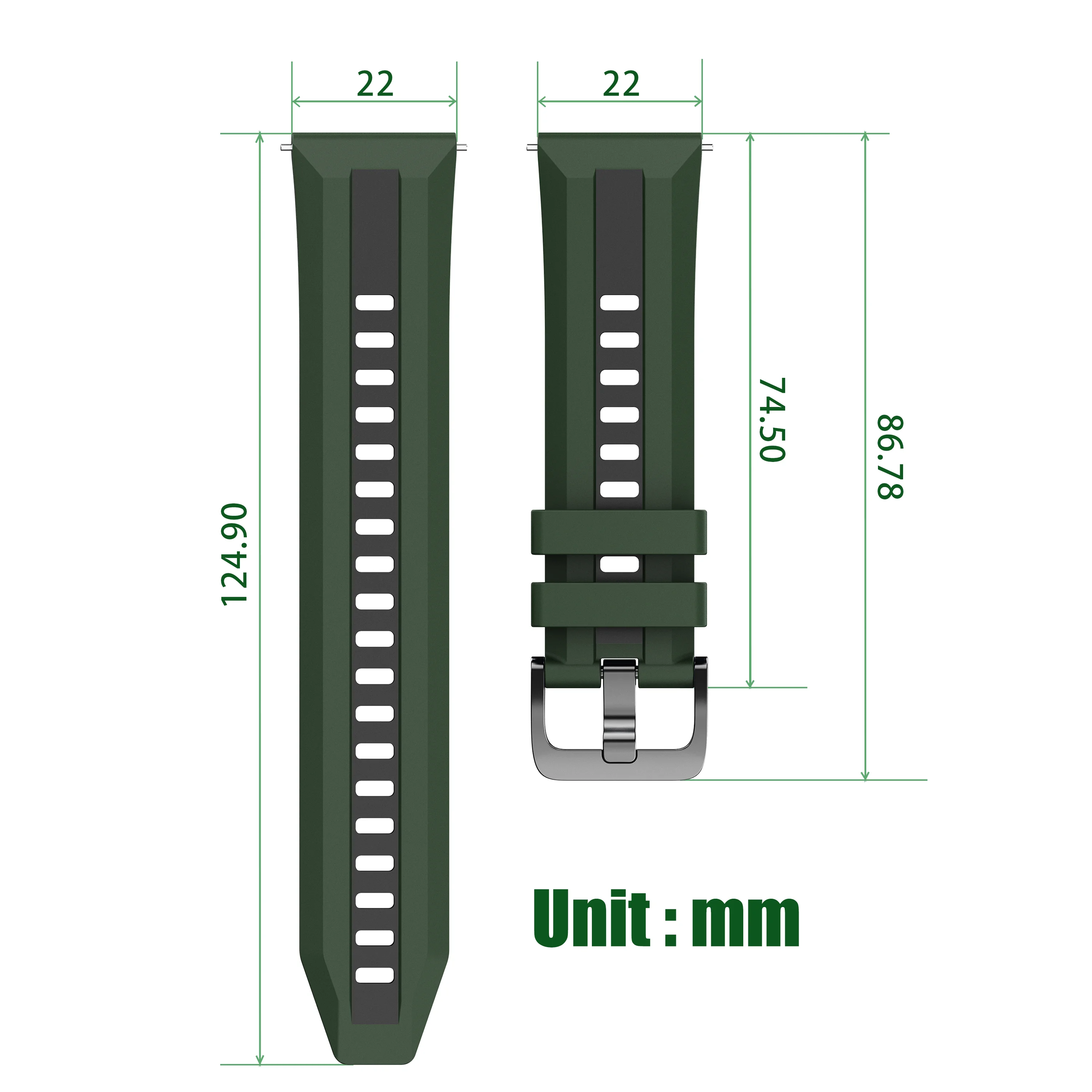 22 مللي متر حزام ساعة اليد ل SUUNTO تشغيل/المحيط الرياضة سيليكون المعصم الفرقة ل SUUNTO سباق S/العمودي/5 9 الذروة برو DLC سوار حزام الساعات #6