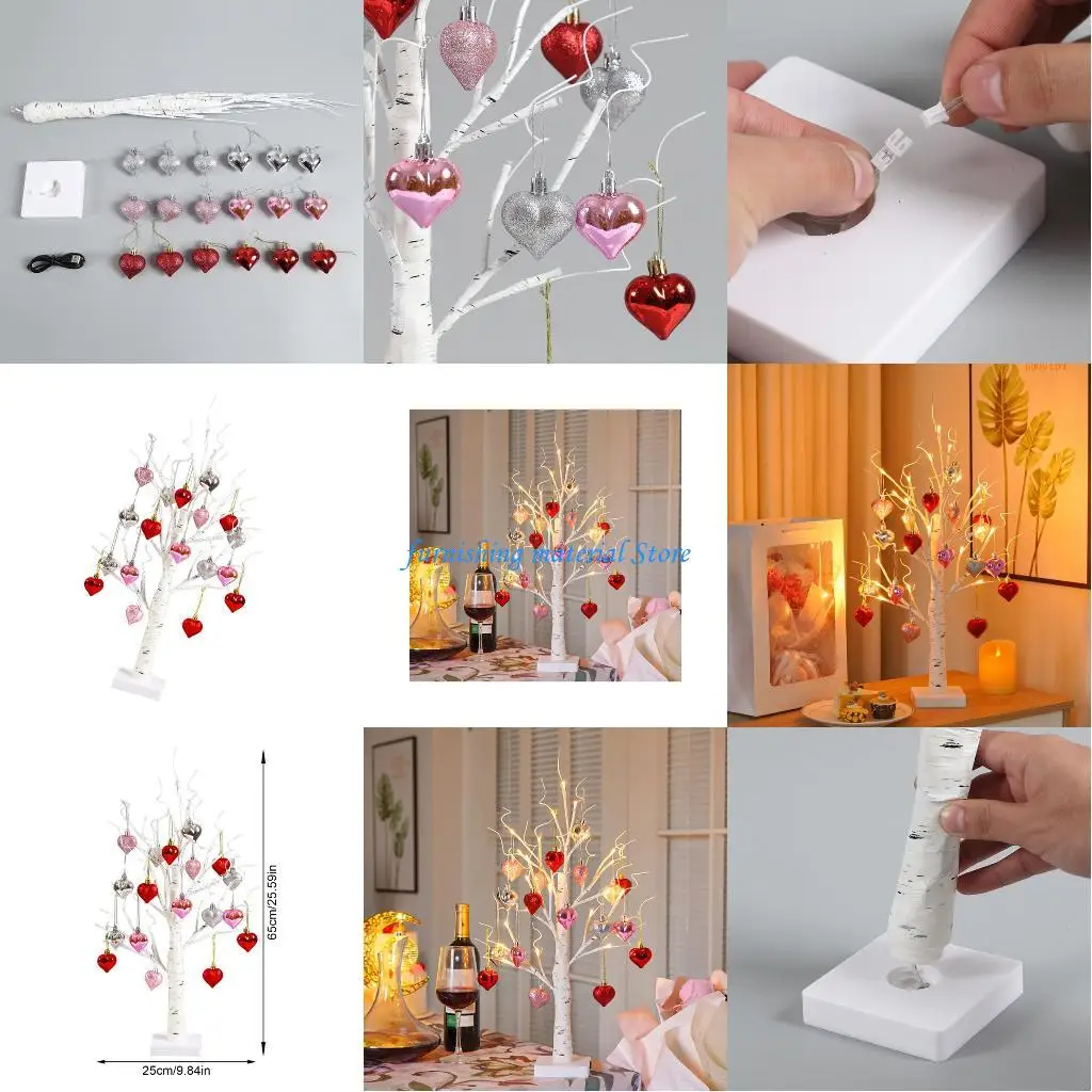 

Y5GD Любая погода в форме сердца, дерево, светодиодные уличные фонари, водонепроницаемые струнные, энергоэффективные для декора