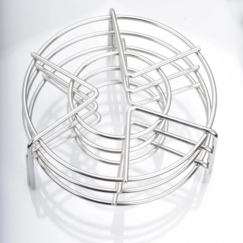Steam Rack-6IN-3P Trivet Stainless Steel Steaming Rack Electric Pressure Cooker steam rack Stand Diameter 6 3Pack