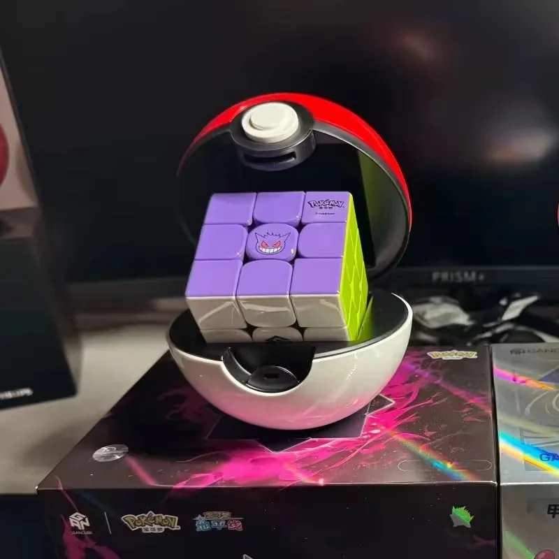 GAN Pokemon Gengar 3X3 Magnetic Speed Cube Maglev Professional Competition Grade Kids Educational Puzzle Toy interesting view 6
