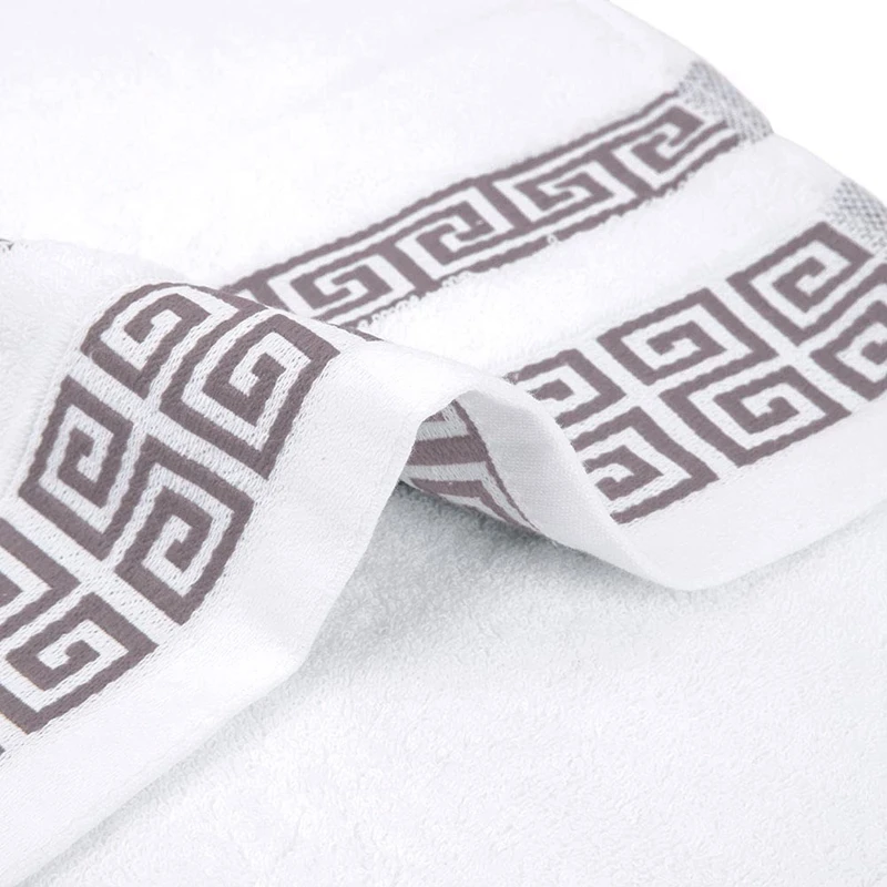 Embroidered Face Towel High Quality Luxury Bath Towels Bathroom Soft and Highly Absorbent Shower 100% Cotton Multi color 75x35cm