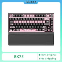 Batknight BK75 Mechanical Keyboard Wireless 3 Mode Bluethooth With Smart Wrist Rest Hot-Swap Gasket Gaming Keyboard PC Gamer