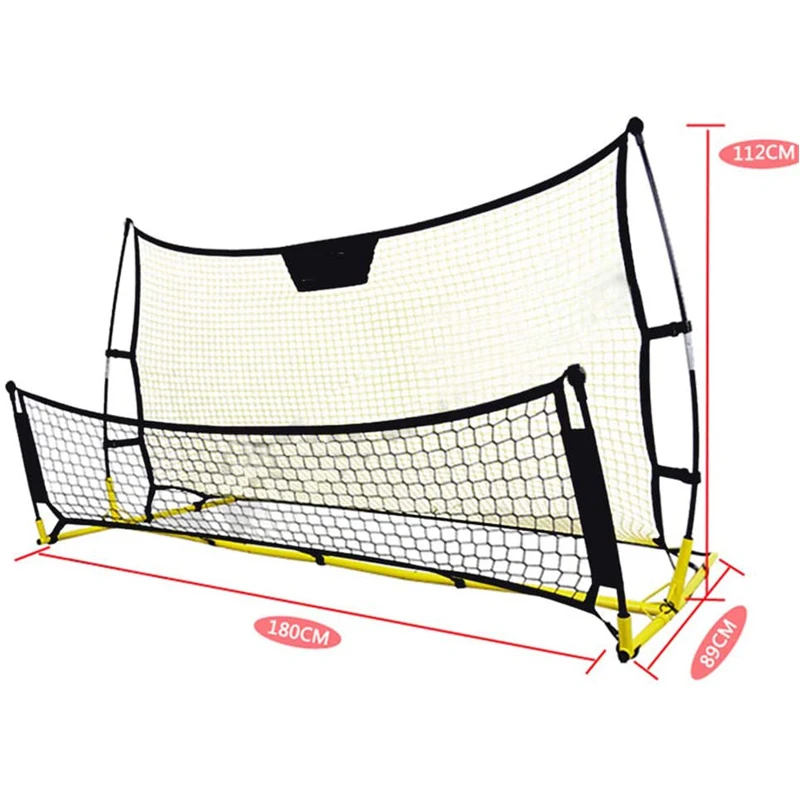 

1 High Quality Portable Soccer Trainer Rebounder Net for Solo Volley and Passing Training 2025