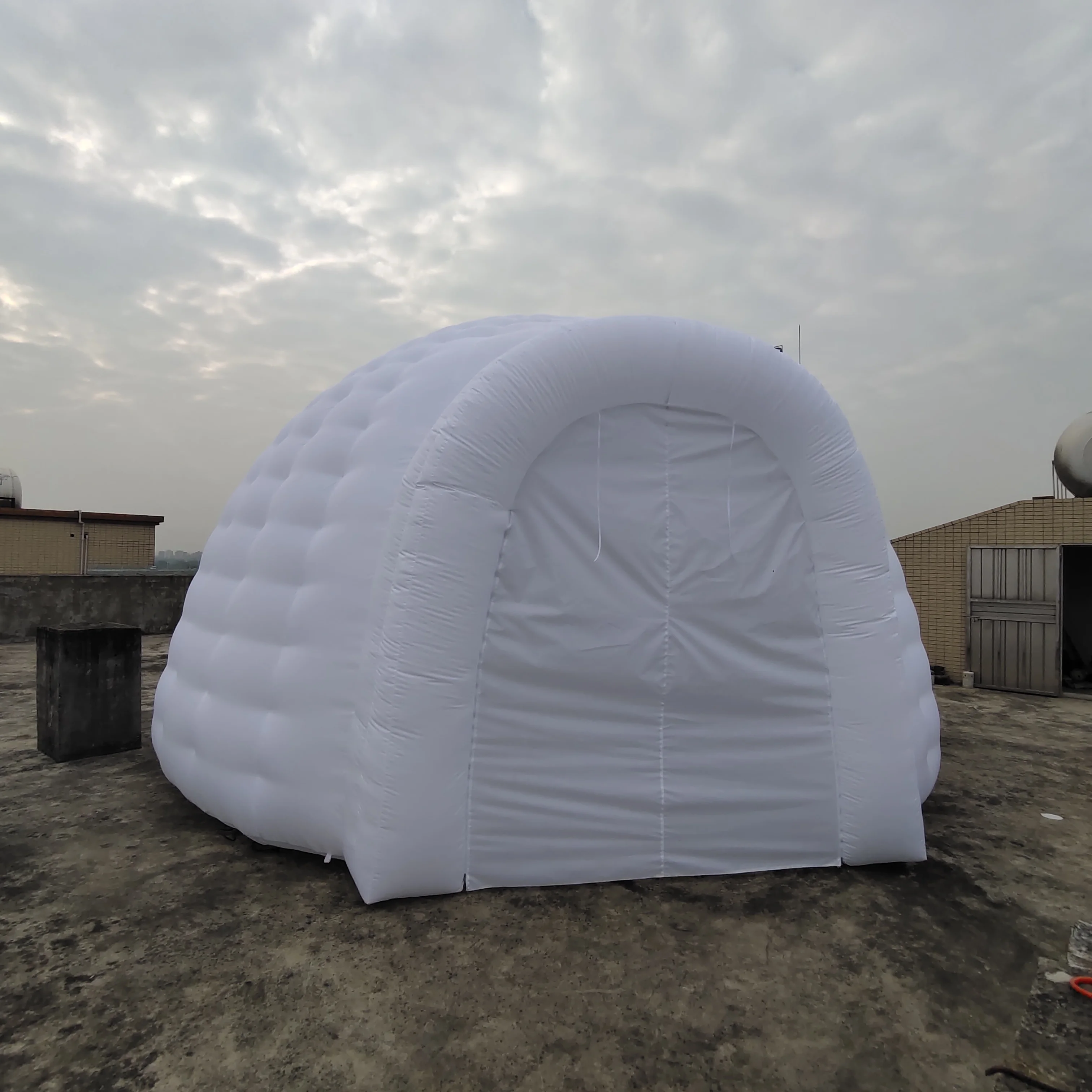 LED Lighting Inflatable Igloo Dome Tent Inflatable Event Dome Tent for Club Party, Wedding, Show, Exhibition