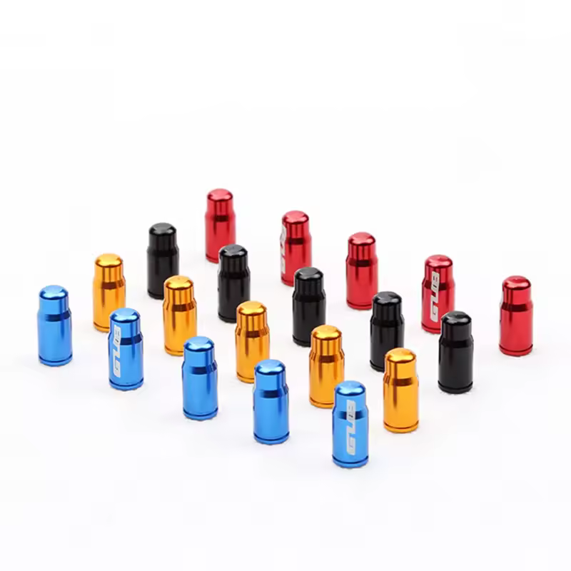 2pcs GUB Aluminum CNC Bicycle Tire Valve Cap MTB Road Bike Tube Tyre Gas Nozzle Cover for AV FV Schrader Presta Valve Dustproof - Image 6