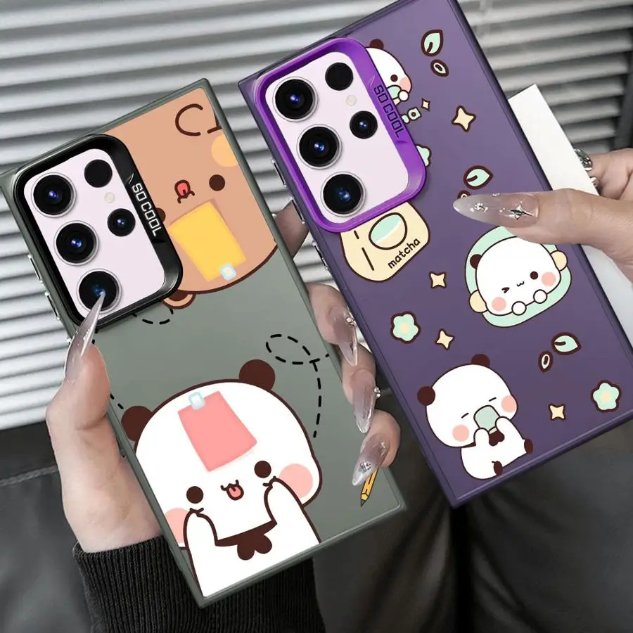 

Cartoon Cute Bubu Yier Back Phone Cover Case for Samsung Galaxy S21 S23 S22 S24 FE Note 20 Ultra S20 Plus S25 S23