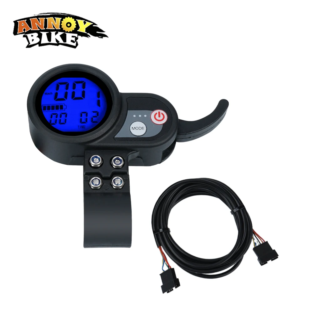 Electric Scooter LCD Display JP 36V 48V 52V 60V Screen Accelerator Use Electric Scooters Display USB Charging