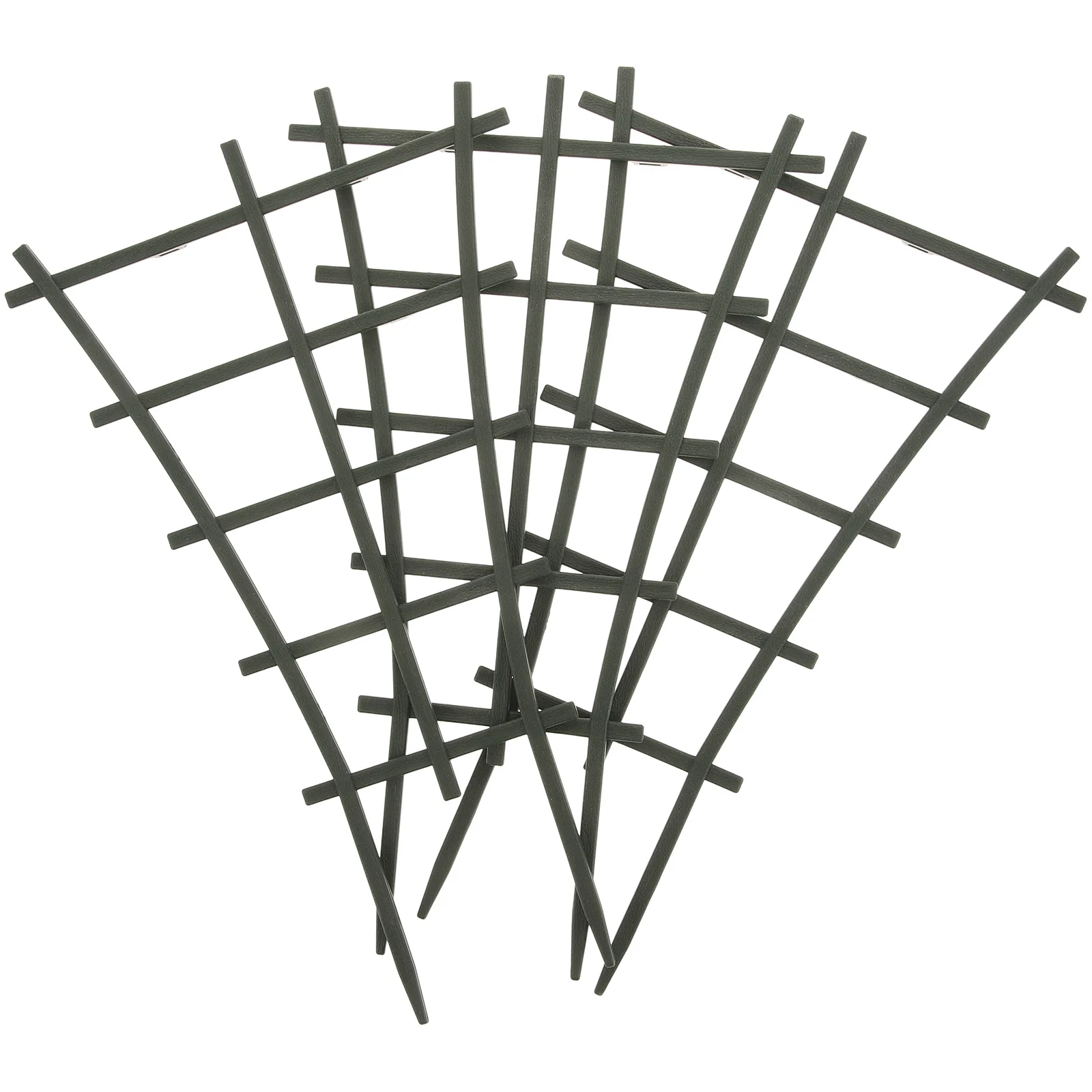 

Garden Trellis for Climbing Plants 3 Pcs T Shaped Tomato Support Stake Flowers Vegetable Iron Frame