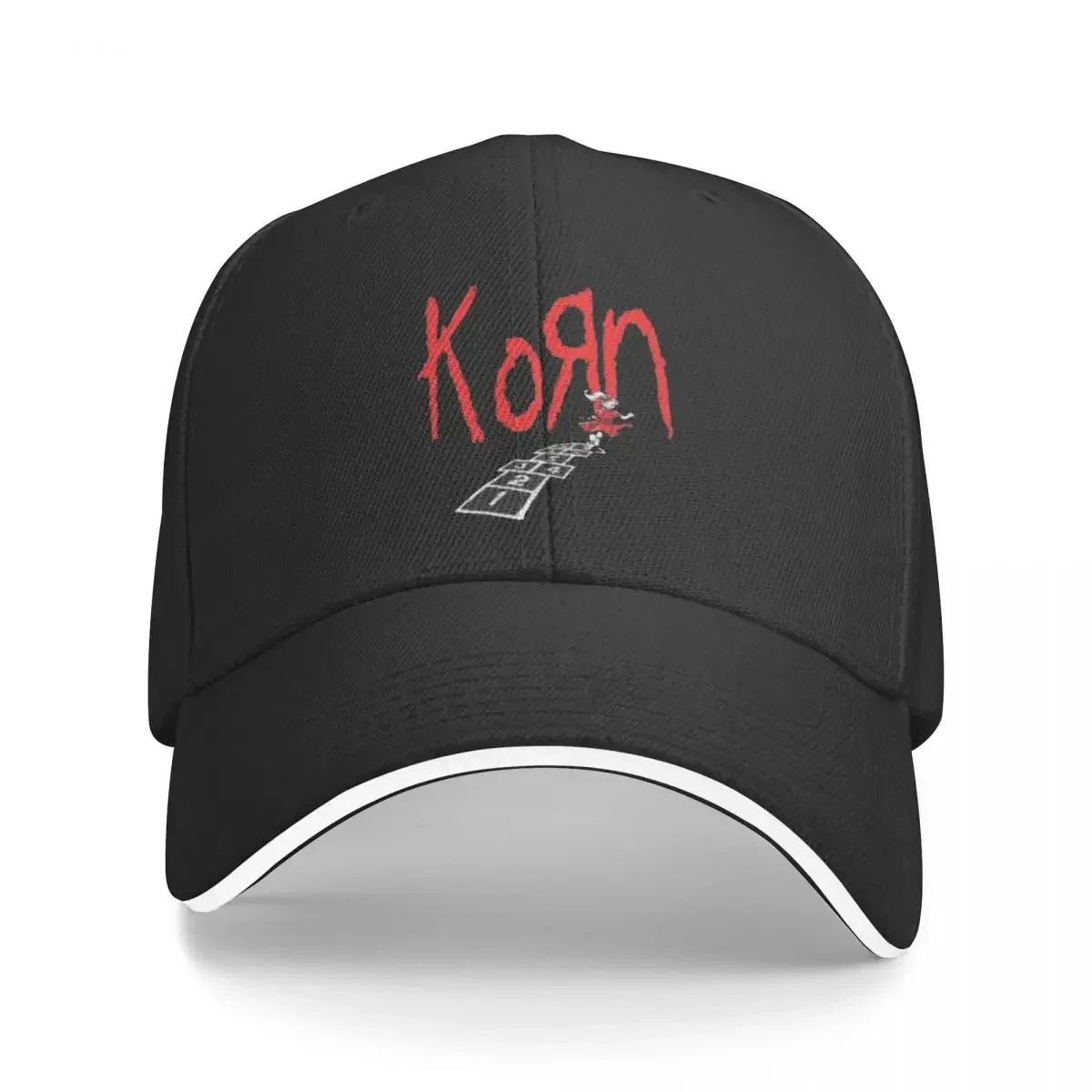 Korn Metal Baseball Caps Fashion Rock Music Sandwich Hats Unisex Polyester Dad Hat Outdoor