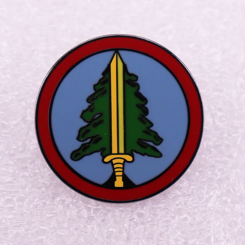 مضحك التلفزيون التوأم قمم المينا دبوس بروش ، التلبيب دبابيس لحقيبة الظهر ، دبابيس ، مجوهرات عصرية اكسسوارات ، هدايا لطيف #4