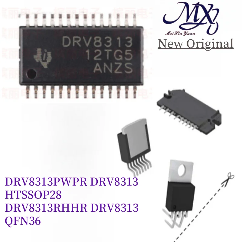 MXY 5Pcs DRV8313PWPR DRV8313 HTSSOP28 DRV8313RHHR DRV8313 QFN36 IC Chip In Stock Wholesale