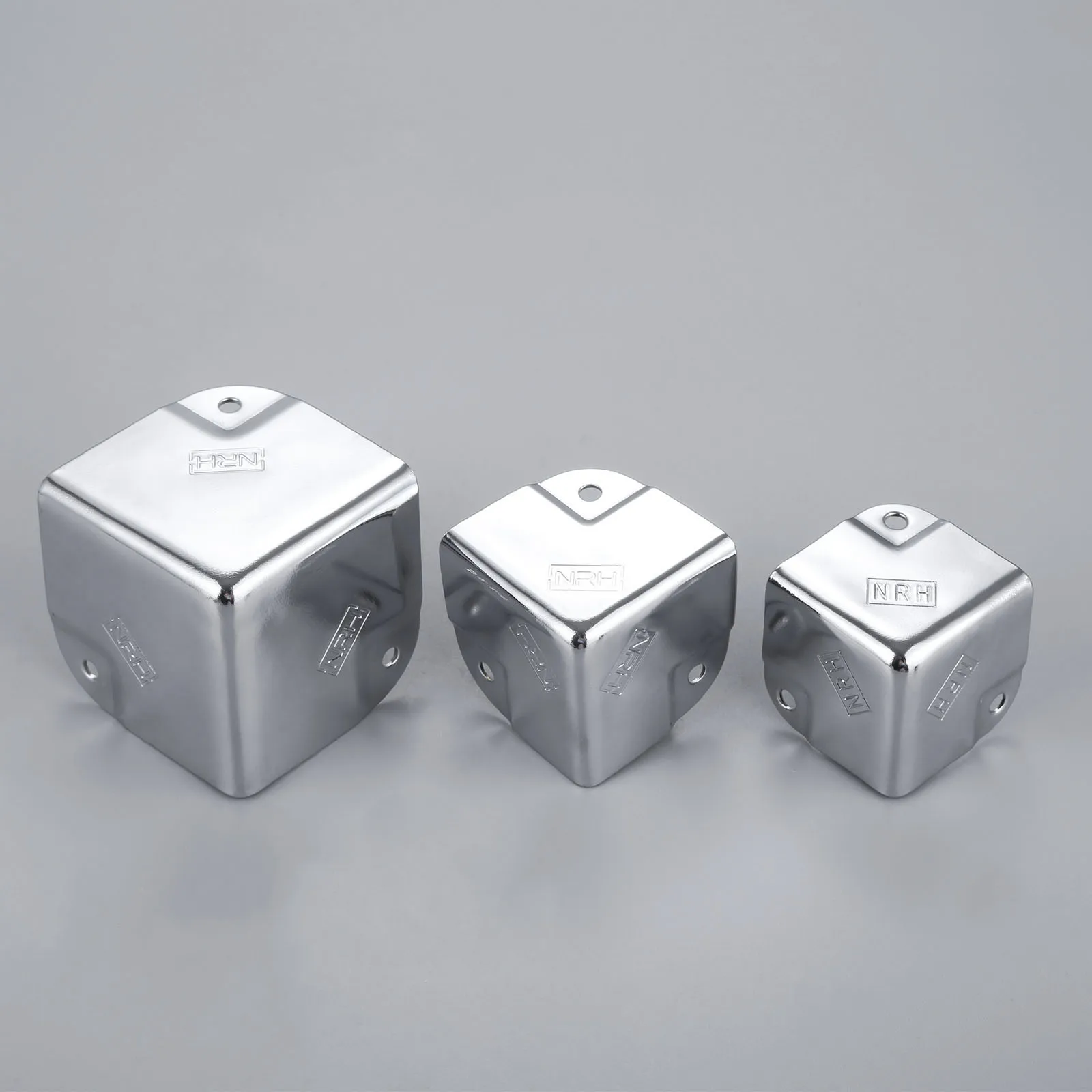 4pcs Iron Air Bag Corner Square Bracket Toolbox Trunk Box Case Angle Brace Protector 35/40/50mm Right Angle Wrap Decor Hardware